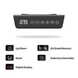 Klobel 63" Standing Gaming Desk with Dual Motor, Wing-Shaped Computer Desk with Full Coverage Mouse Pad, Electric Height Adjustable Standing Desk with RGB LED Lights and Slot Design Shelves Klobel