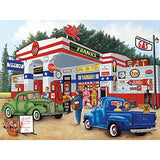 Bits and Pieces – 500 Piece Jigsaw Puzzle for Adults – Frank's Friendly Service - Americana Summer Jigsaw Puzzle by Kay Lamb Shannon, Puzzle Size: 18" x 24" (500 Pieces Frank's Friendly Service) Bits and Pieces