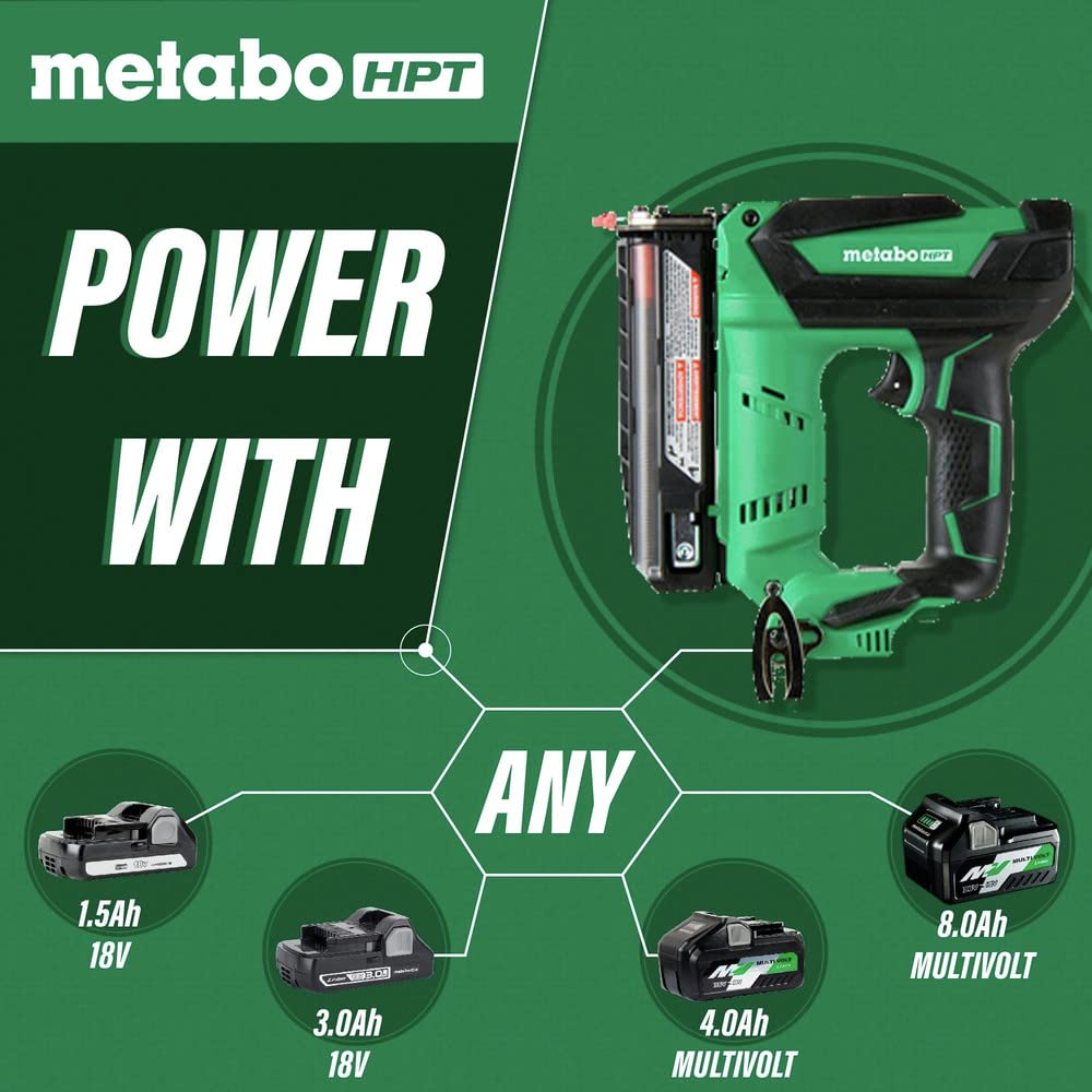 Metabo HPT NP18DSALM 18V Cordless 1-3/8 in. 23-Gauge Pin Nailer Kit (Renewed) - WoodArtSupply