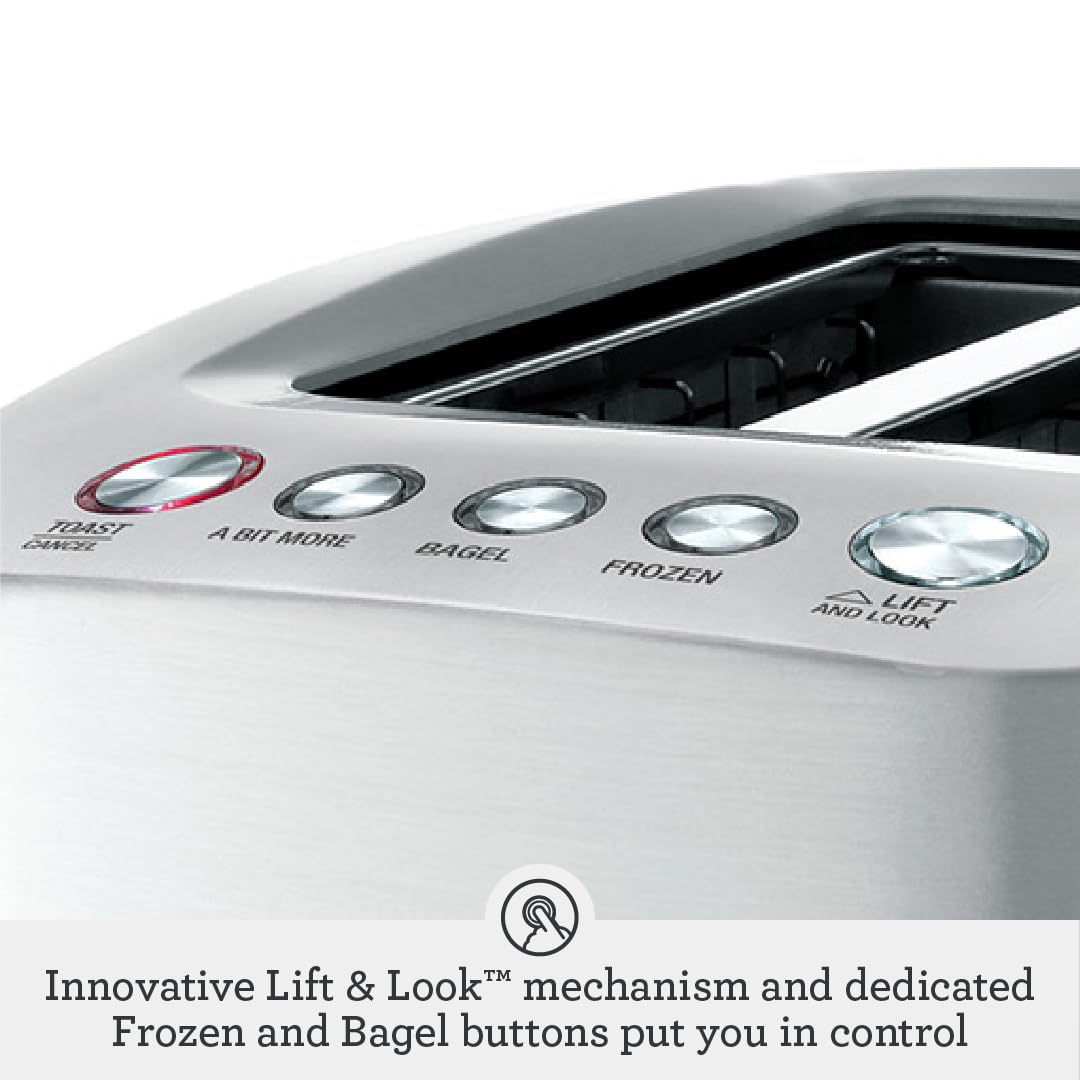 Breville Smart Toaster, 2-Slice, Brushed Aluminum Breville
