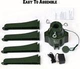 YardGrow Rotating Christmas Tree Stand for Up to 7.5ft Artificial Tree, Christmas Tree Stand, Revolving Tree Base ONLY YardGrow