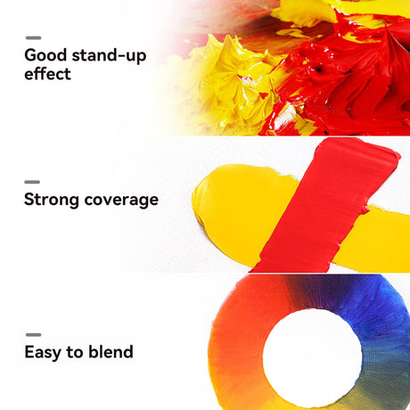 Paul Rubens Oil Paint, 20 Colors*50ml LargeTubes, Professional Oil Colors with High Saturation, Creamy Texture and Consistency,Art Supplies for Artists, Students, Beginners-B Set Paul Rubens