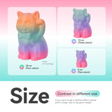 Conjure PETG Rainbow 3D Printer Filament, Candy Rainbow Green Pink Yellow Pureple Orange 1.75mm Christmas 3D Printing Filament 1KG/2.2lb chitu systems