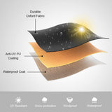 HOXHA Firewood Rack Cover Outdoor Log Rack Waterproof Cover Oxford Fireplace Wood Rack Covers Weather Resistant Outside, 8FT HOXHA