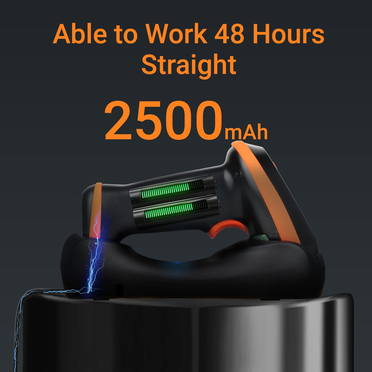 Tera Barcode Scanner Wireless with Screen: Pro Version 1D 2D QR with Setting Keypad Charging Cradle Works with Bluetooth 2.4G Wireless USB Wired Handheld Bar Code Reader HW0009 Tera