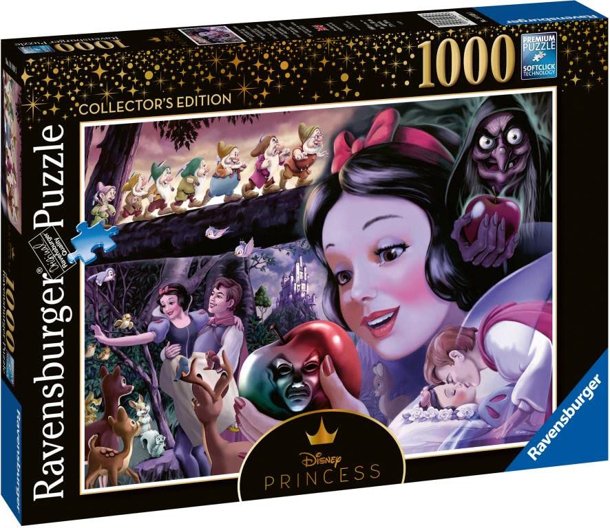 Ravensburger Disney Heroines Collection: Snow White 1000 Piece Jigsaw Puzzle for Adults - 12000454 - Handcrafted Tooling, Made in Germany, Every Piece Fits Together Perfectly Ravensburger