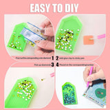 Meothan 5D Diamond Painting Kit for Kids with Wooden Frame Easy Small Dragon Diamond Painting, DIY Dragon Big Gem Painting Set Paint by Diamonds Crafts for Girls Boys Ages 4-12 7x7 in Meothan