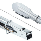 HINMAY Stainless Steel Kitchen Tongs Set Metal Cooking Tongs (7 9 12 Inch 3 Pieces) HINMAY