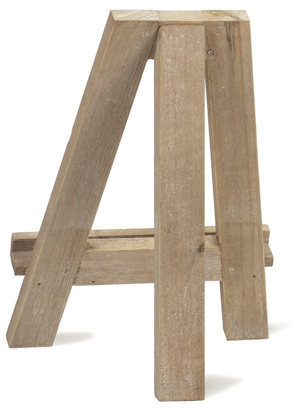 Red Co. 12.5" Tall Natural Wood Tabletop Tripod A-Frame Display Easel Stand and Art Holder, Distressed Brown Red Co.