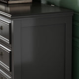 ROMSHINE 12 Drawers Dresser for Bedroom, 63" Wide Chesst of Drawers with Wooden Legs, Traditional Closet Storage Dressers Organizer, Bedroom Dresser for Closet, Living Room, Hallway, Black ROMSHINE