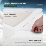 PayLessHere Gel Memory Foam Mattress 8 inch Mattress, CertiPUR-US Certified,Breathable Bed Mattress for Cooler Sleep Supportive & Pressure Relief,Removable Soft Cover,White Queen PayLessHere