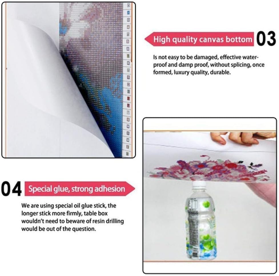 eovv 5D Coconut Tree Diamond Art Beach Sunset Diamond Painting Kit for Adults, DIY Full Drill Crystal Rhinestone Arts and Crafts (s12X12) eovv