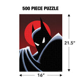 Batman The Animated Series Moonlight 500 Piece Jigsaw Puzzle for Adults, 16" L X 21.5" W GRAPHICS & MORE