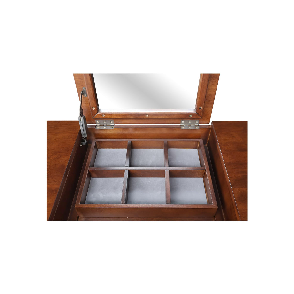 International Concepts Vanity Table with Vanity Bench Esspresso IC International Concepts