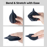 Siraya Tech Flex TPU Filament - 85A Shore, ISO 10993, High Flexibility & Toughness, High Flow & Speed, Easy to Print, Moisture-Resistant Aluminum Bag - Ideal for Footwear, Protective Gear (Black, 1kg) Siraya Tech