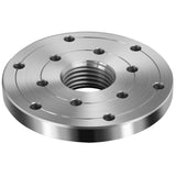 4" Woodworking Lathe Faceplate,Wood Lathe Steel Faceplate,5/8"TPI Spindle Thread,Wood Lathe Accessories PNBO