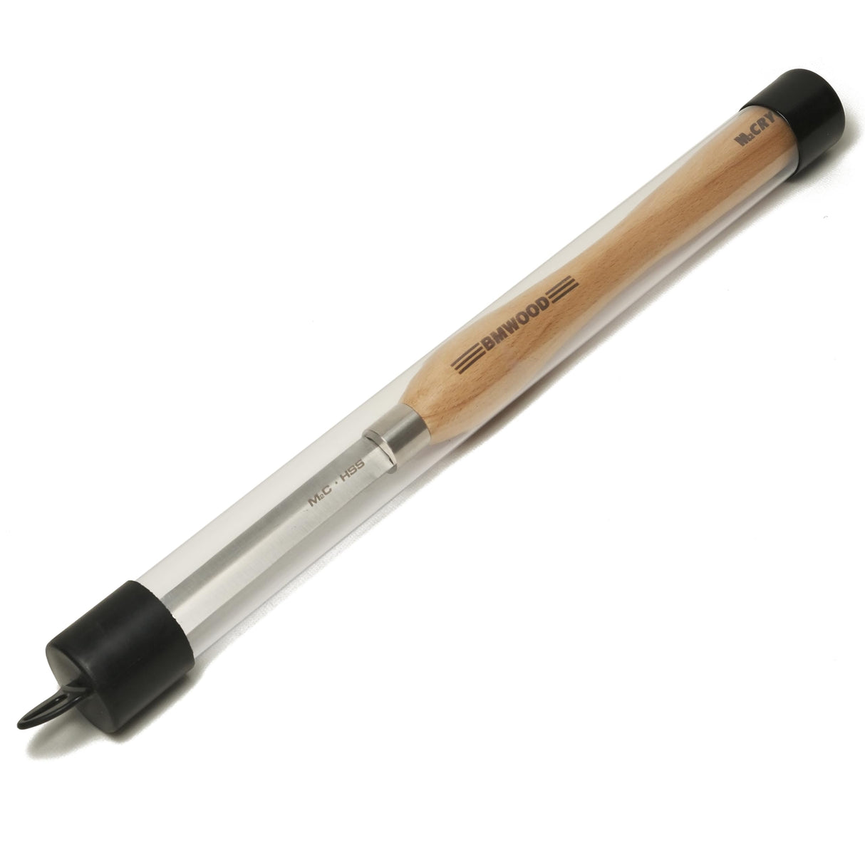 BMWOOD Cryo M2 HSS Diamond Parting Tool 3/16" with 12-1/2" Beech Handle for Woodturning Chisels BMWOOD