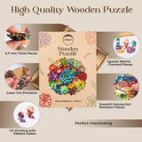 Wooden Puzzle for Adults, 216 pcs Puzzle, Wooden Jigsaw Puzzle, Jigsaw Puzzles, Succulent Puzzles, Rompecabezas de Madera LifeStyLix