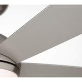 Luminance Kathy Ireland Home Astor, 52 Inch, Brushed Steel Luminance