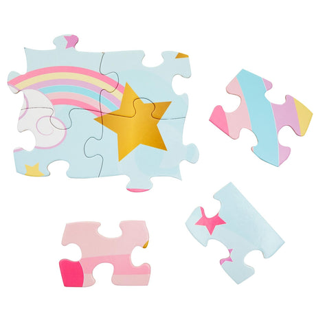 Blue Panda Giant Unicorn Floor Puzzle for Kids - 100 Pieces, 2.3 x 3 Feet, Large Rainbow Unicorn Jigsaw Puzzle for Girls and Boys BLUE PANDA