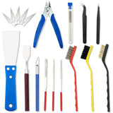 23Pcs 3D Printer Tool Kit 3D Printing Accessories 3D Print Nozzle Cleaning Kit Includes Debur Tool Removal Tool Suitable for Burnishing Cleaning Finishing.3D Print Tool Kit. Kitnish