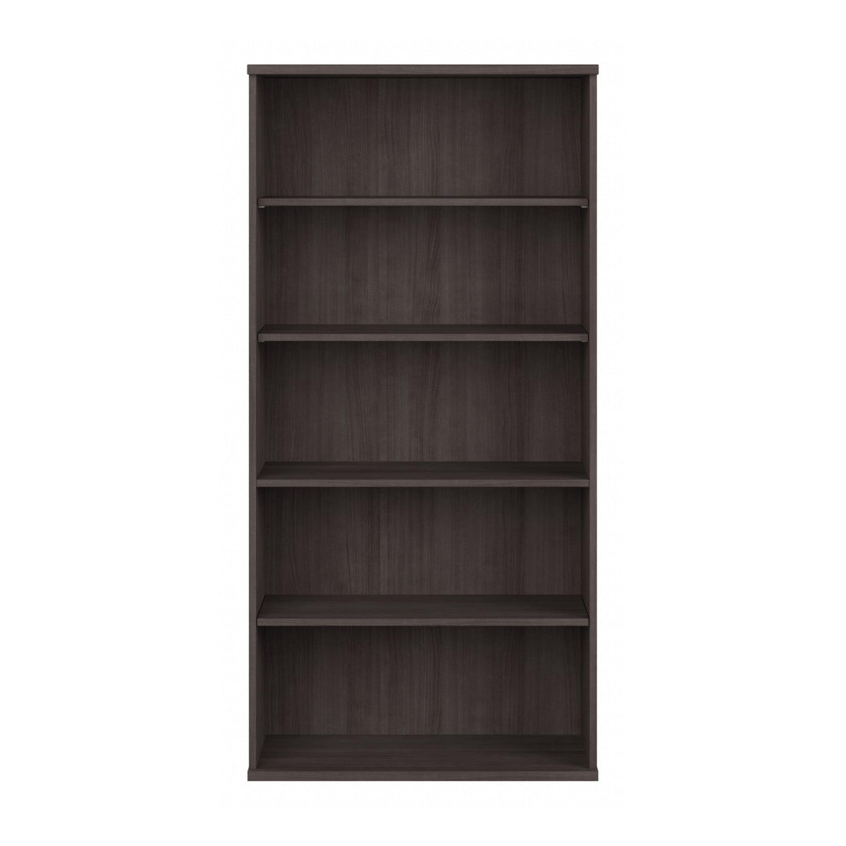 Studio C Tall 5 Shelf Bookcase in Storm Gray – Elegant Storage Solution for Home and Office Bush Business Furniture