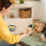 Eascrozn Baby Spoons, 6 Pack First Stage Silicone Baby Feeding Spoons, Soft Tip Feeding Baby Utensils, Baby Led Weaning Supplies Training Spoons, Dishwasher and Boil Safe Eascrozn