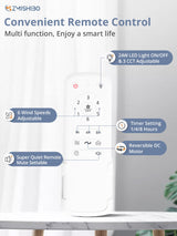 ZMISHIBO 72 inch Oil Rubbed Bronze Ceiling Fans with Lights and Remote, Indoor/Outdoor Farmhouse Ceiling Fan for Living Room Patio, 6 Speed Reversible Quiet DC Motor, 3CCT, Dual Finish Blades ZMISHIBO