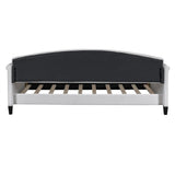 Merax Twin Size Modern Luxury Tufted Button Daybed, Upholstered Twin Daybed Frame, Sofa Bed for Bedroom, Living Room, Twin, Beige Merax