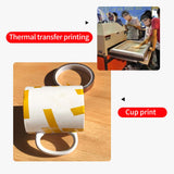 MYJOR Heat Tape for Sublimation, 4 Rolls 12mm X 33m, Heat Transfer Tape for DIY T-Shirt, Heat Resistant Insulating Sublimation Kapton Tape, No Residue. (Professional Grade) MYJOR