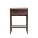 Christopher Knight Home Banks Acacia Wood Accent Table, Brown Mahogany Christopher Knight Home