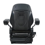 DSC Tractor Seats, TSKL10, Forklift and Tractor Suspension Seat with Adjustable Armrest and Document Bag. WoodArtSupply