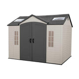 Lifetime 60005 Outdoor Storage Shed with Windows, Skylights and Shelving, 10 x 8 Feet Lifetime