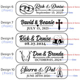 Personalized Wedding Favor Gifts for Guest, Wooden Bottle Openers Set with customized Couple's Name & Wedding Date, Pack of 15, 20, 25, 30, 40, 50, BAYLN