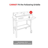 NOELIFE Grill Cover for Blackstone 22 inch Griddle with Hood and Stand, Waterproof Griddle Accessories for Blackstone 17 and 22 inch, Windproof and UV Resistant (Cover only) NOELIFE