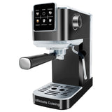 URintells Cuising Espresso Machine 20 Bar, Touch Screen Espresso Maker with Americano, Coffee Machine with Steam Milk Frother, Stainless Steel Cappuccino Latte Machine for Cold Brew Home Gifts, Black URintells Cuising