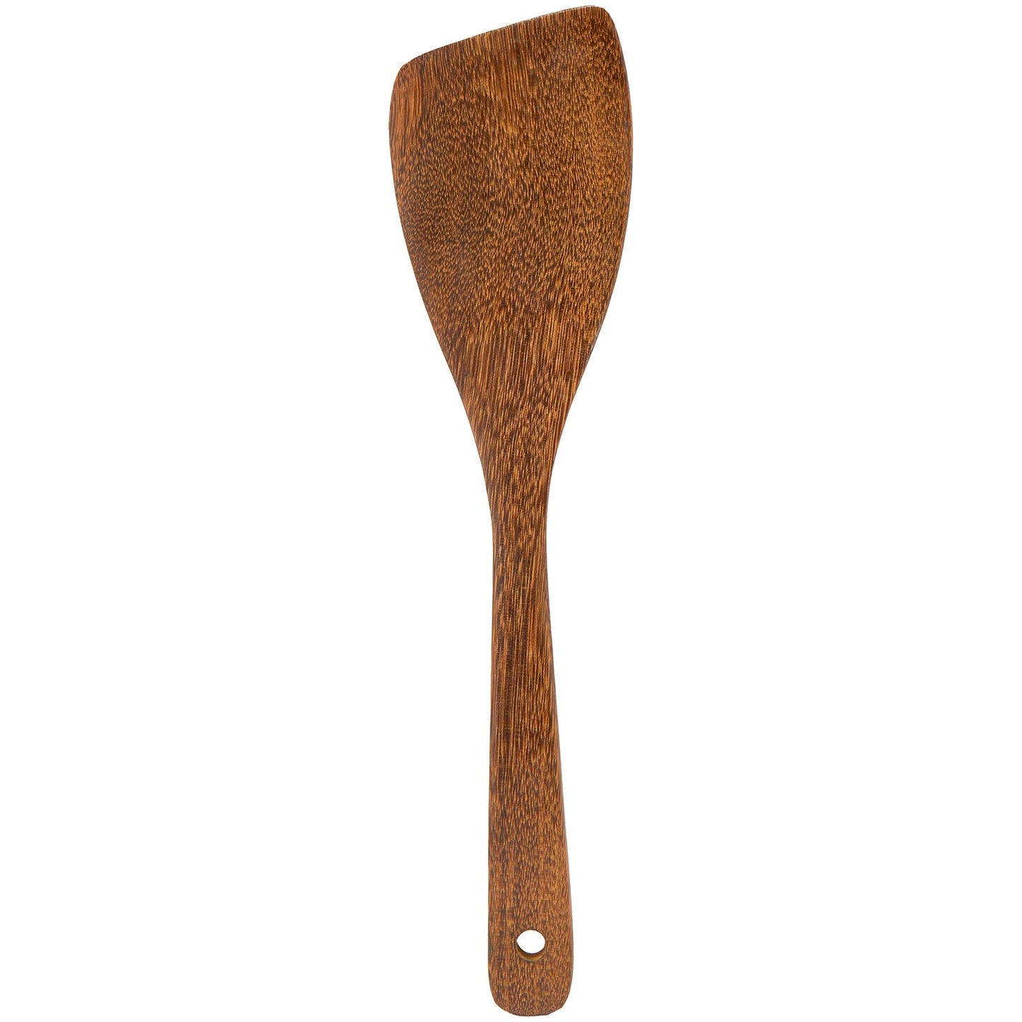 Wooden Spatula for Non Stick Cookware,Wood Utensils Set for Cooking,Long Handle Flat Frying Inclined Spatula,Healthy and High Moist Resistance (A1-13"x3.1")