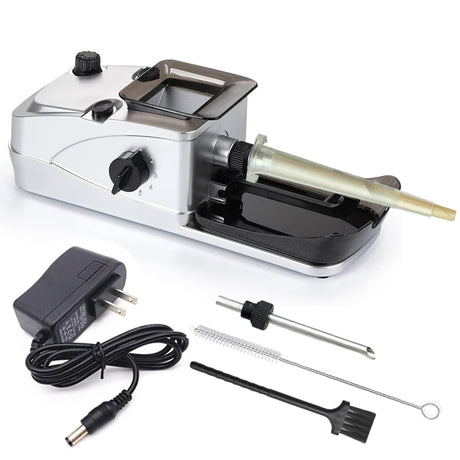 Laicengo Electric Cigarette Rolling Machine, Pre Roll Machine, Cones Rolling Machine, Automatic Tobaco Roller Maker, 3 in 1 for King/Regular Size Cigarettes 6.5 mm & 8 mm Tube and Pre Roll Cones Laicengo