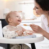 6 Pack Baby Spoons, Shorter Length for Self Feeding, First Stage Spoons, Food Grade Silicone, 6+ Months, Baby Training Spoons Infant Spoons, Dishwasher Safe & Boil-proof NETANY