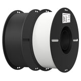Creality 2kg Black & White PLA 1.75mm Filament Bundle for 3D Printing with No-Tangling Strong Bonding and Overhang Performance, Accuracy +/- 0.02mm Creality