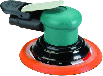 Dynabrade (59025) Dynorbital-Spirit 6" (152 mm) Diameter Random Orbital Sander, Non-Vacuum | Proportionate 3/16" (5 mm) Diameter Orbit | 12000 RPM Pneumatic Motor - WoodArtSupply