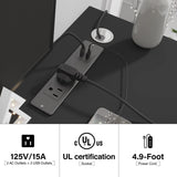 ANTISTA Floating TV Stand with Led Lights, 71 inch Wall Mounted TV Shelf with Power Outlet, Modern Entertainment Center Media Console with Storage Cabinet, Up to 80 Inch TVS, Black ANTISTA