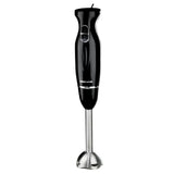 OVENTE Electric Immersion Hand Blender 300 Watt 2 Mixing Speed with Stainless Steel Blades, Powerful Portable Easy Control Grip Stick Mixer Perfect for Smoothies, Puree Baby Food & Soup, Black HS560B OVENTE