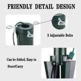 ETONART 360-Degree Rotating Christmas Tree Stand Iron Feet Can Be Folded to Support 7.5 Feet, 100 Pound Artificial Christmas Tree Suitable for Christmas Tree Support ETONART