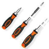 TOOLMAK Ratcheting Screwdriver Set Screwdriver 42 in 1 Ratchet Wrench Set, With Rotatable Ratchet Handles ＆ Storage Case, Household Repair Tool Kits for Bike TOOLMAK