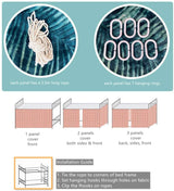 XGOPTS Bottom Bunk Bed Curtains Privacy Curtains Breathable Dustproof Single Bed Blackout Curtains Privacy Cloth Panels Underbed Loft Bed Canopy Tent Curtain Shading Drapes for Dorm XGOPTS