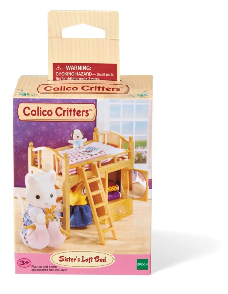 Calico Critters Loft Bed - Create a Cozy and Fun Space for Your Critters to Sleep! Calico Critters