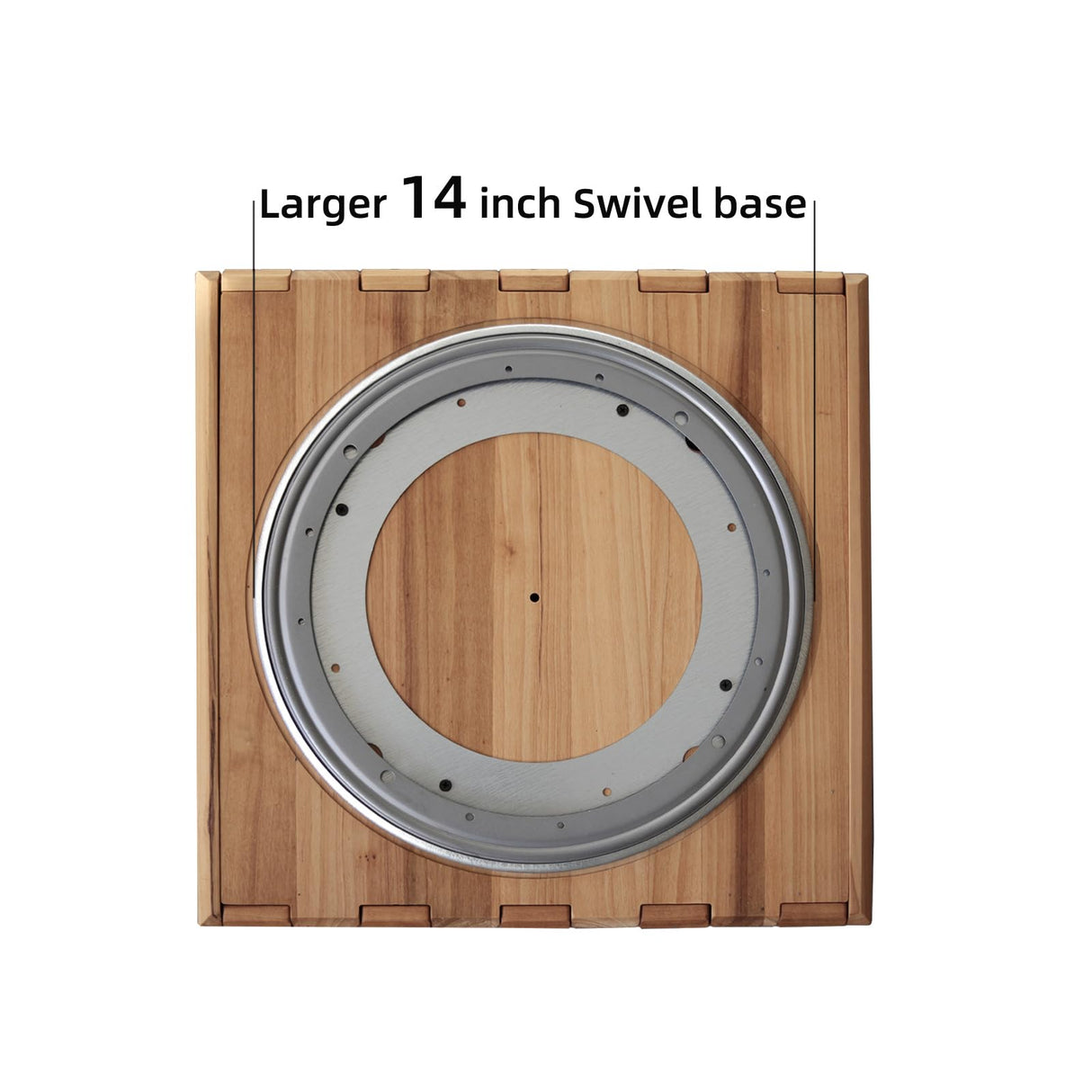 unununu Wooden Rotating Bookshelf, Larger Solid Wood Revolving Bookcase,360°Spinning Book Shelf Tower,Floor Standing Storage Rack,Corner Organizer for Small Space,Study,Office,17"x17"x69.75"(5-Tier) unununu