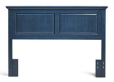 Vibrant Blue Solid Wood Headboard for Full/Queen Beds by Glenwillow Home Glenwillow Home