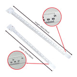 6 Pcs Sublimation Blanks Tumblers Accurate Measurer, Width Measure for Heat Press Sublimation Cups Mugs Cups Circumference Measurement, 37CM+60CM TTBellok